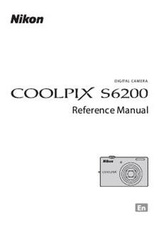 Nikon Coolpix S6200 manual. Camera Instructions.